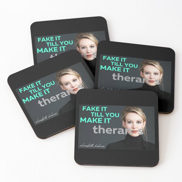 Artikelvorschau, elizabeth holmes theranos fake it till you make it Poster entworfen und verkauft von winstonclarker.