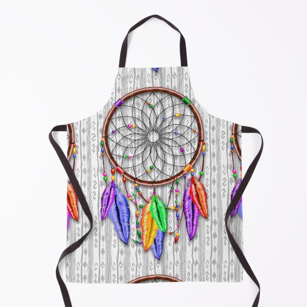Item preview, Dreamcatcher Rainbow Feathers designed and sold by BluedarkArt.