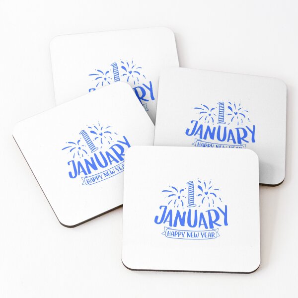 Item preview, 1 January Happy New Year Quote designed and sold by Open Canvas.