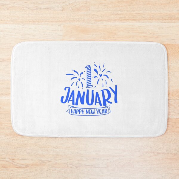 Item preview, 1 January Happy New Year Quote designed and sold by Open Canvas.