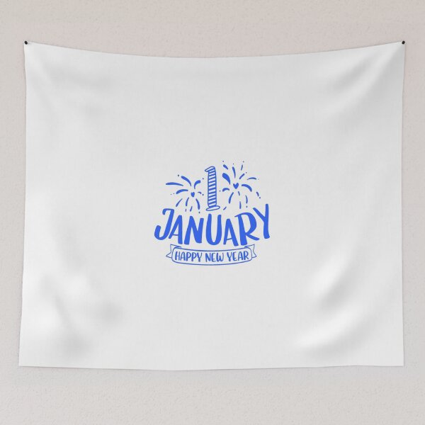 Item preview, 1 January Happy New Year Quote designed and sold by Open Canvas.