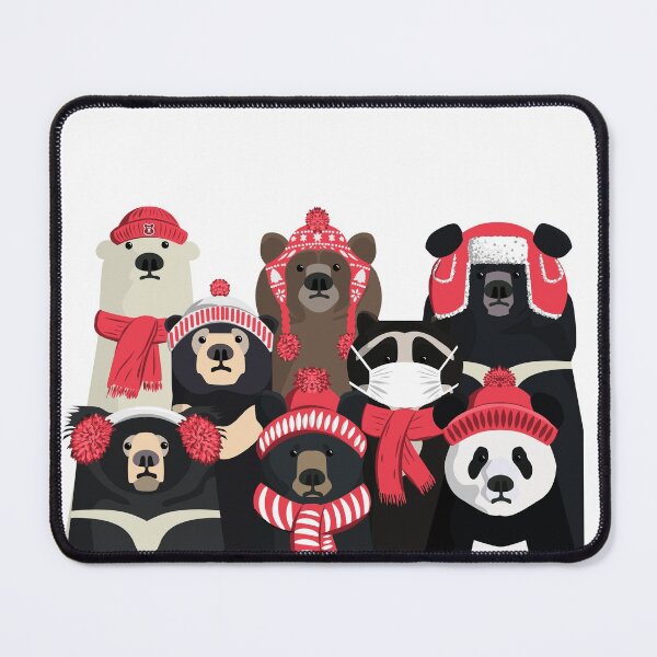 Item preview, Bear family portrait: winter edition designed and sold by ZolinStudio.