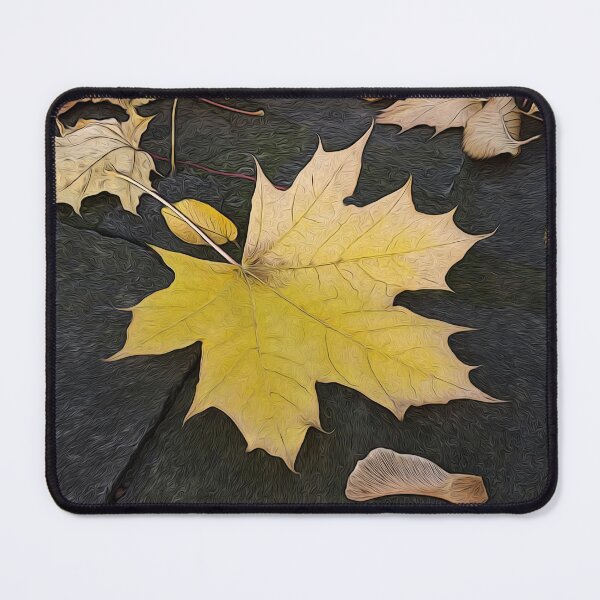 Item preview, Leaves on sidewalk designed and sold by feiermar.