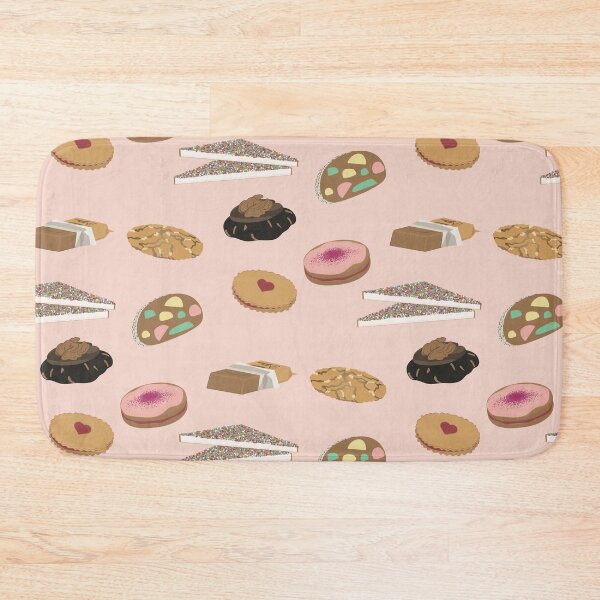 Item preview, Kiwiana snack time pattern in pink designed and sold by JJWard.