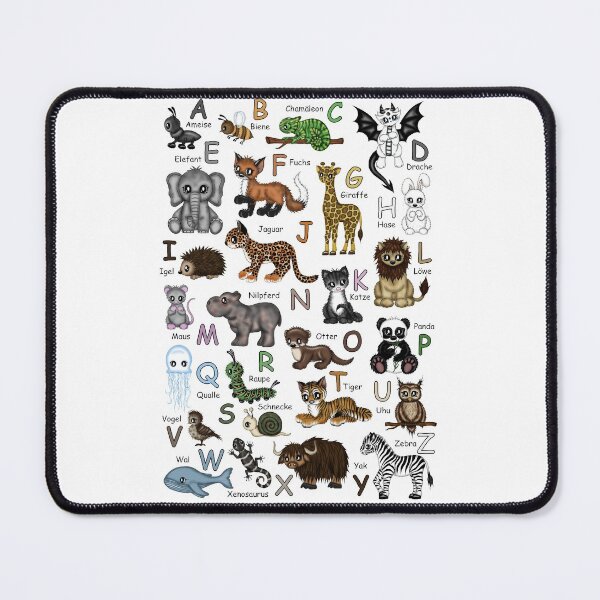 Item preview, Tier ABC (German) letters animals designed and sold by Pezi-Creation.
