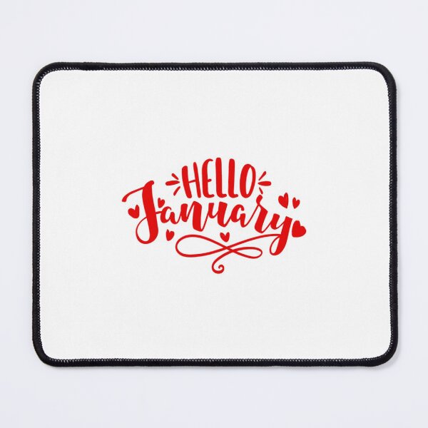 Item preview, Hello January Quote designed and sold by Open Canvas.