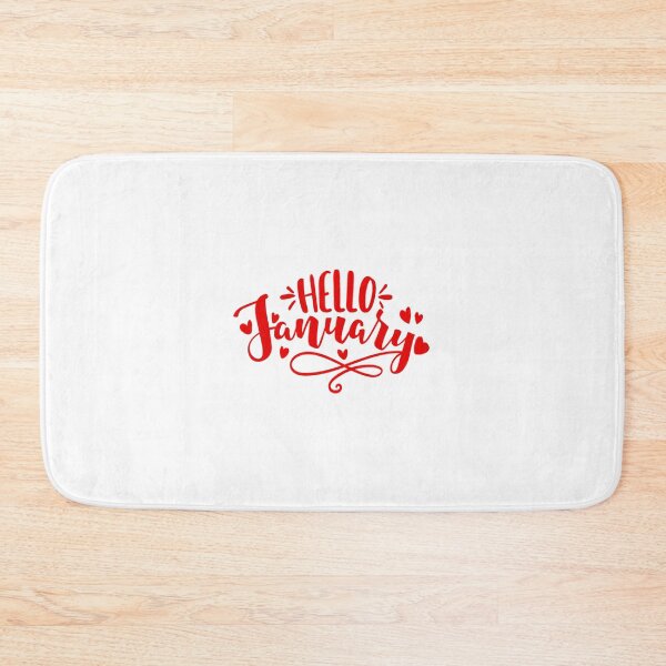 Item preview, Hello January Quote designed and sold by Open Canvas.