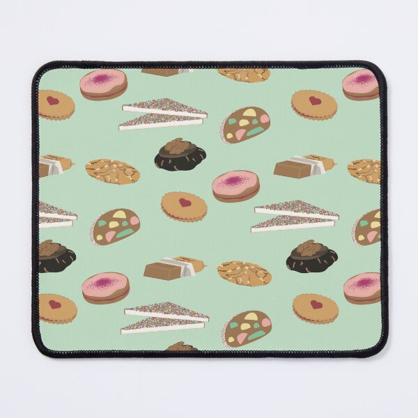 Item preview, Kiwiana snack time pattern in green  designed and sold by JJWard.