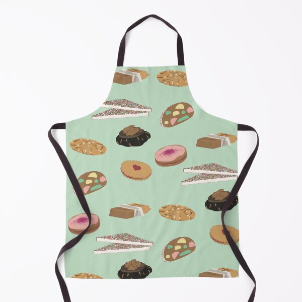 Item preview, Kiwiana snack time pattern in green designed and sold by JJWard.