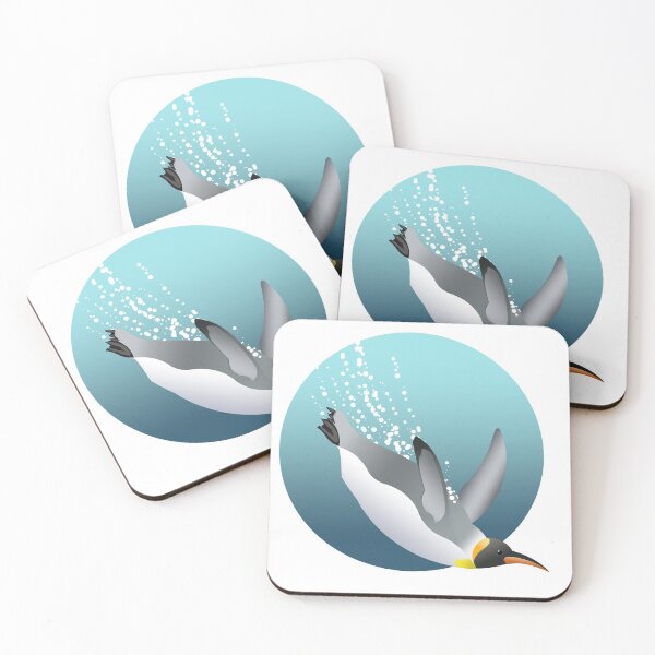 Item preview, Emperor Penguin jump diving designed and sold by ZolinStudio.