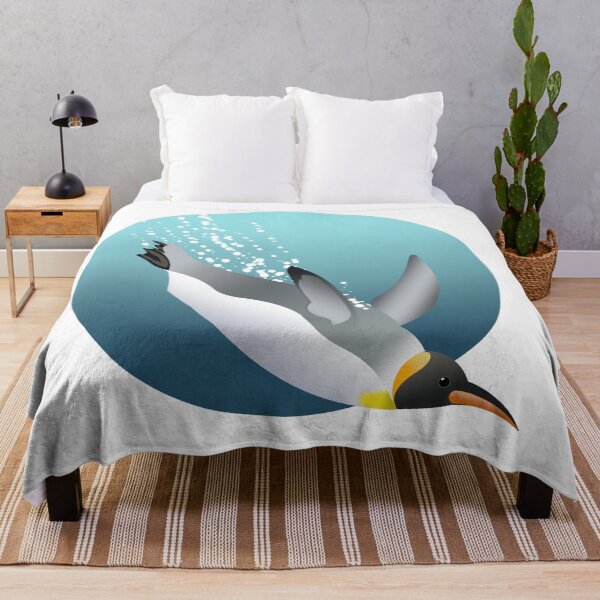 Item preview, Emperor Penguin jump diving designed and sold by ZolinStudio.