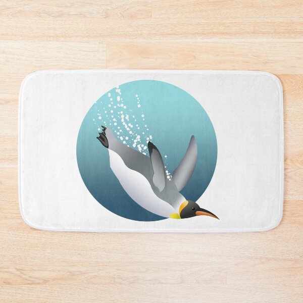 Item preview, Emperor Penguin jump diving designed and sold by ZolinStudio.