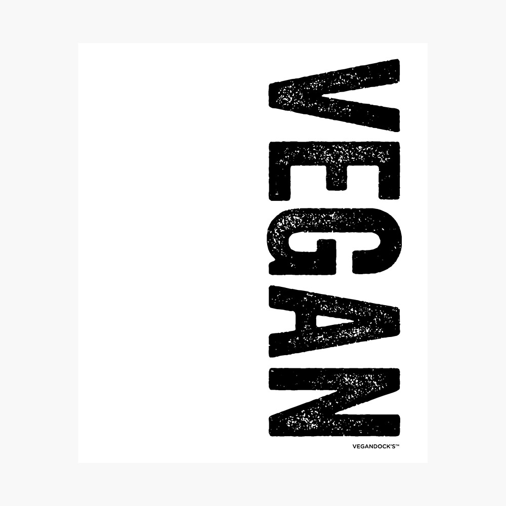 VEGANISCH Fotodruck