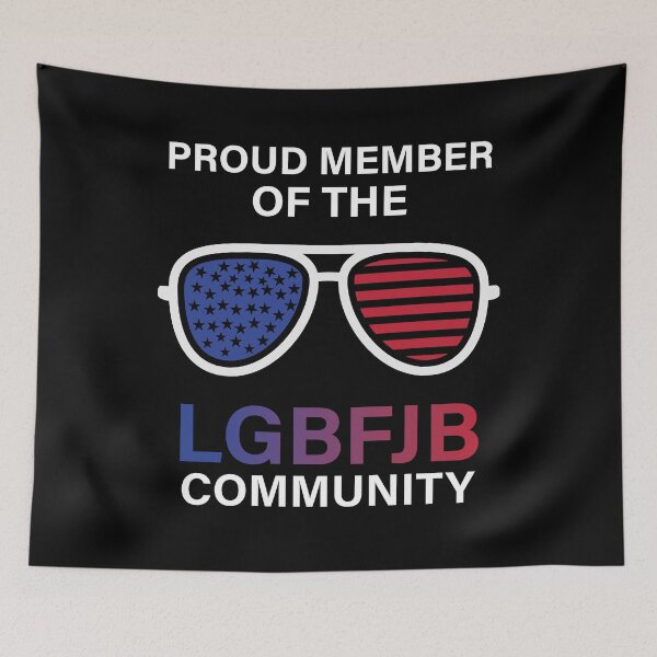 Item preview, American Flag Glasses Proud Member of the LGBFJB Community designed and sold by PIODesign.