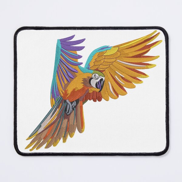 Item preview, Colorful Parrot Embroidery designed and sold by Cre8iveSkill.