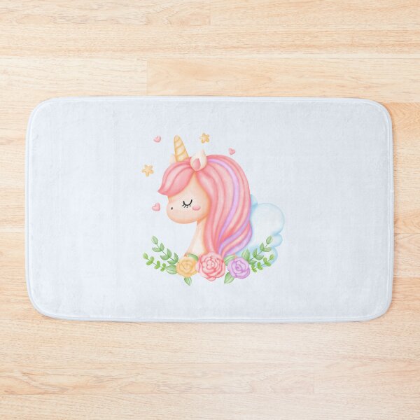 Item preview, Sleeping Unicorn Beautiful Pastel Rose Flowers designed and sold by Simplyy  Unique.
