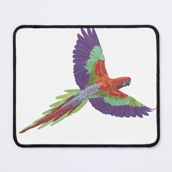 Item preview, Multicolor Parrot Embroidery designed and sold by Cre8iveSkill.