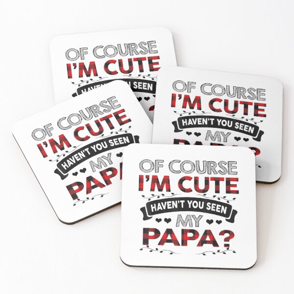Item preview, Kids Of Course I'm Cute Haven't You Seen My Papa designed and sold by michaelart18.