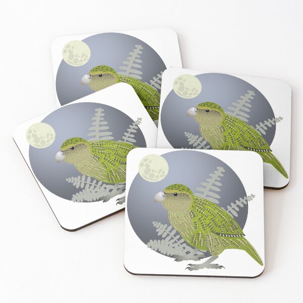 Item preview, Moonlight kakapo designed and sold by ZolinStudio.