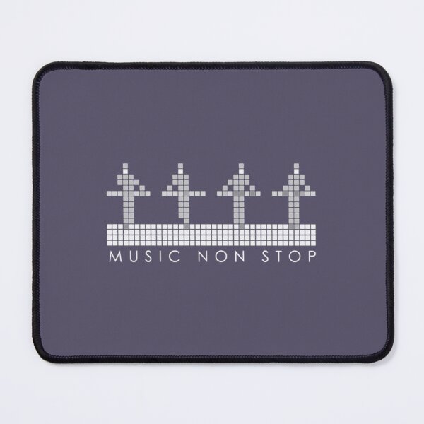 Item preview, PIXEL8  Music Non Stop  Monochrome designed and sold by VibeFitt.
