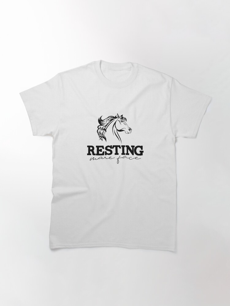 Alternate view of RESTING MARE FACE Classic T-Shirt