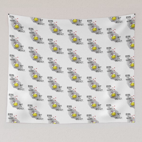 Item preview, Unicorn # 6 Born to be happy not to be perfect designed and sold by KnochiART.