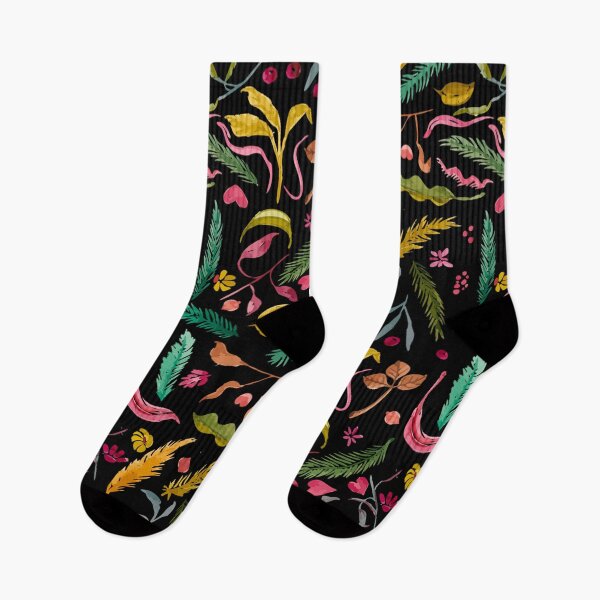 Item preview, tropical vibe leafy pattern designed and sold by DayMagicalArt.