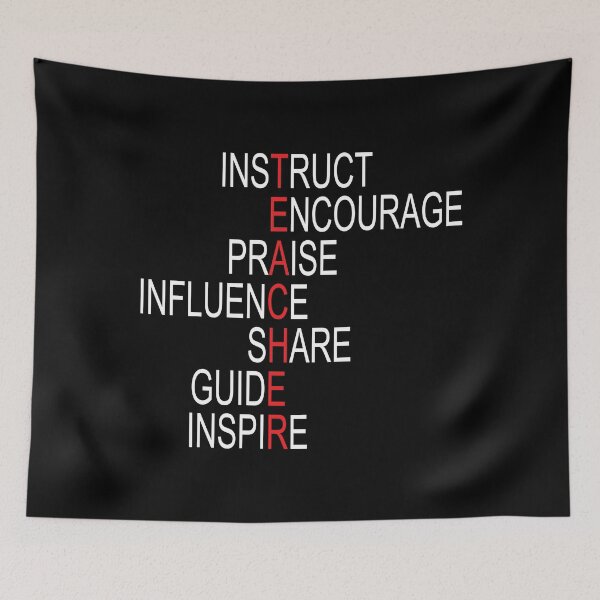 Item preview, Instruct Encourage Praise Influence Share Guide Inspire designed and sold by AuroraApparel.