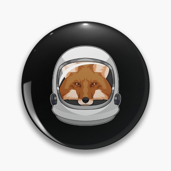 Item preview, Fox as Astronaut with Helmet designed and sold by Snabdesign84.