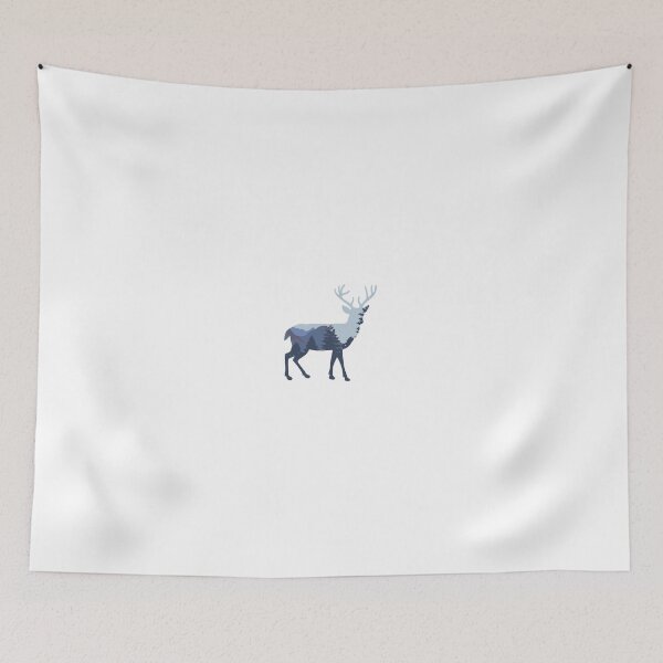 Item preview, Deer in blue design designed and sold by Bernsteinhaus.
