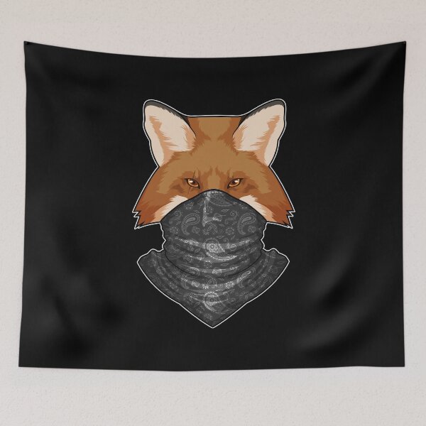 Item preview, Fox as Bandit with Kerchief designed and sold by Snabdesign84.
