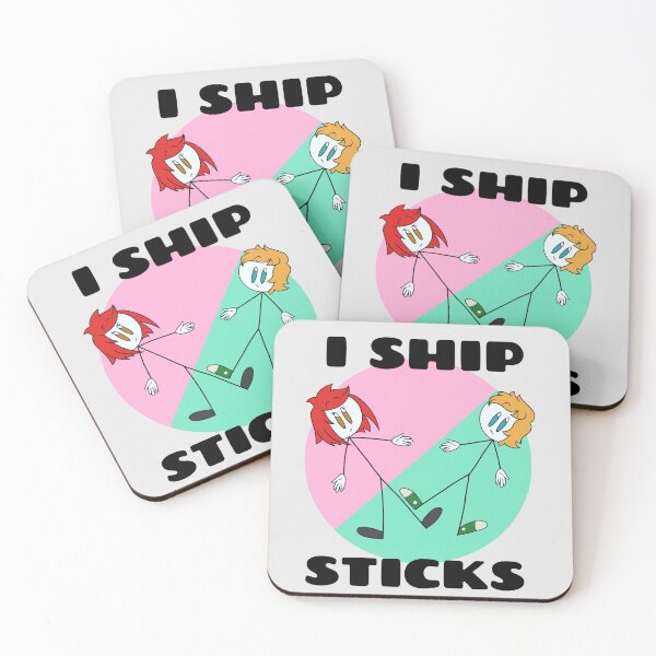 Item preview, I Ship Sticks - Ellie & Calvin designed and sold by StarrLightArts.
