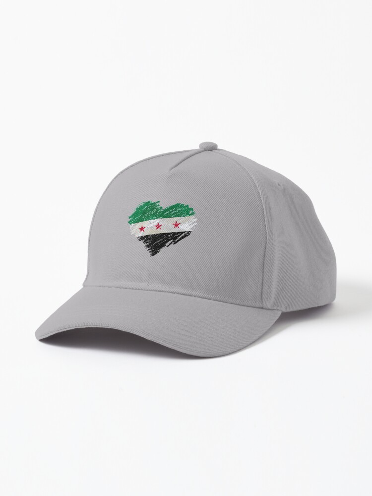 Scribble I love Syria Independence Flag