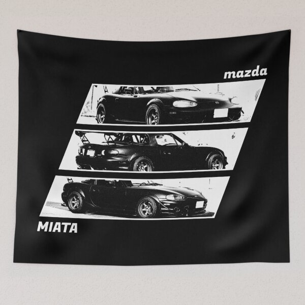 Item preview, Mazda Miata MX-5 NB Black 'N White Archive 2 (Black Version) designed and sold by Cero81.
