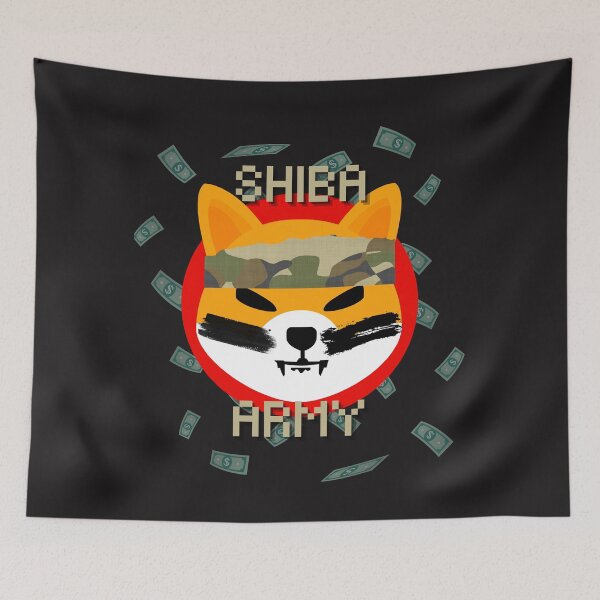 Artikelvorschau, Shiba-Münzen-Armee. Shiba Inu Münze hodl entworfen und verkauft von T-Look.