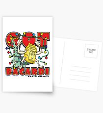 GOT BACARDI - LET'S PARTY Postcards