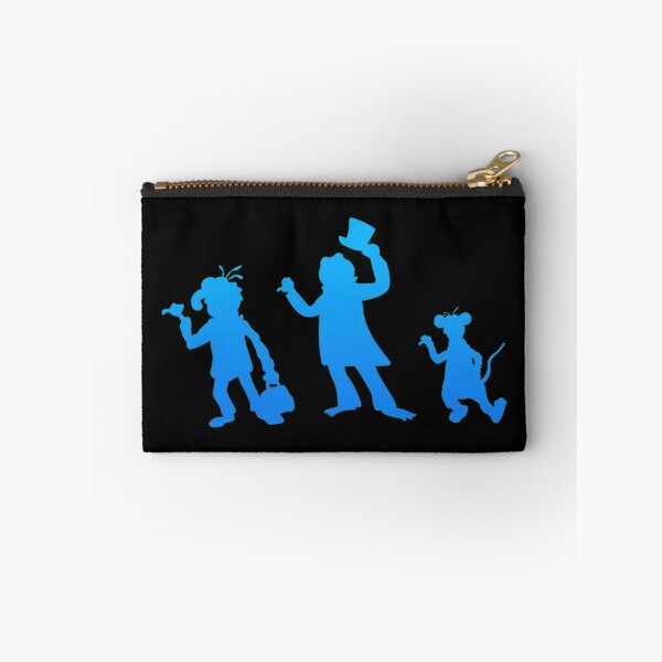 Artikelvorschau, Haunted Mansion T-ShirtHitchhiking Ghosts - Blaue Silhouette entworfen und verkauft von BroweTerra.