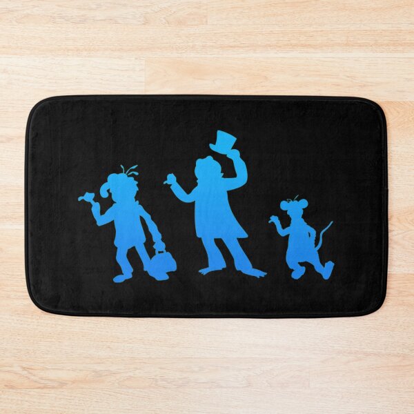 Artikelvorschau, Haunted Mansion T-ShirtHitchhiking Ghosts - Blaue Silhouette entworfen und verkauft von BroweTerra.