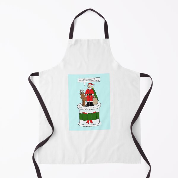 Item preview, Happy Christmas to Second Cousin Father Christmas on a Cake designed and sold by KateTaylor.
