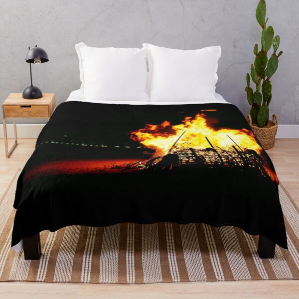 Item preview, Bonfire on Weymouth beach designed and sold by Ann Biddlecombe.