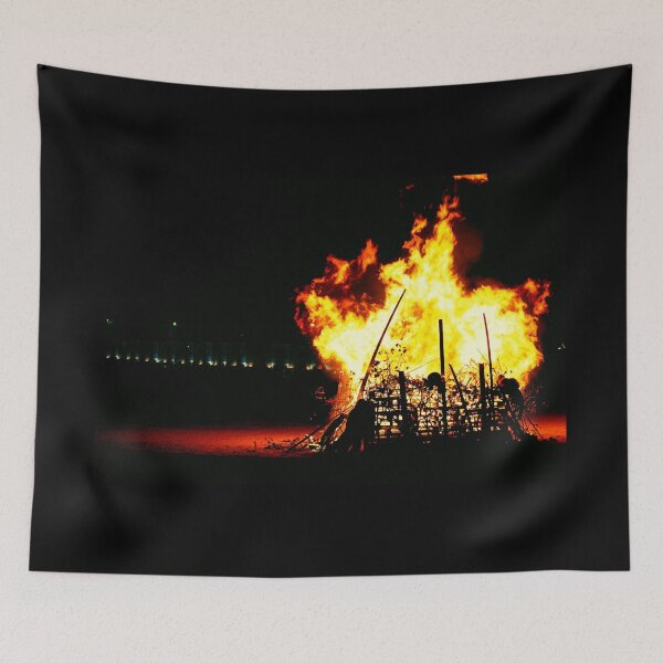 Item preview, Bonfire on Weymouth beach designed and sold by Ann Biddlecombe.