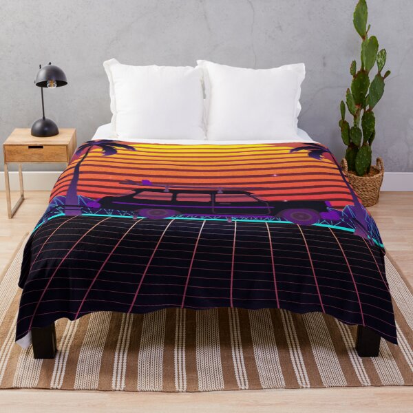 Item preview, Fiery Sunset Synthwave Drive designed and sold by MaiZephyr.