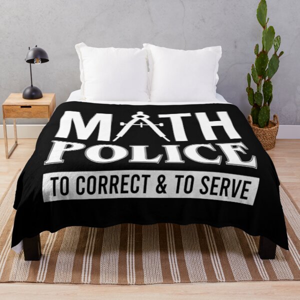 Artikelvorschau, Mathe-Polizei korrigiert und dient Mathe-Teac T-ShirtMathe-Polizei korrigiert und dient Mathelehrer-Schulbildung entworfen und verkauft von BroweTerra.