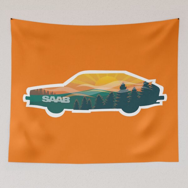 Item preview, Saab Landscape designed and sold by gearstersticker.