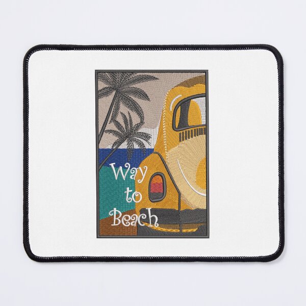 Item preview, Way To Beach Embroidery  designed and sold by Cre8iveSkill.