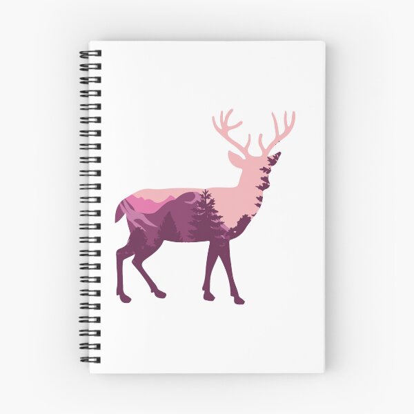 Item preview, Deer in pink design designed and sold by Bernsteinhaus.