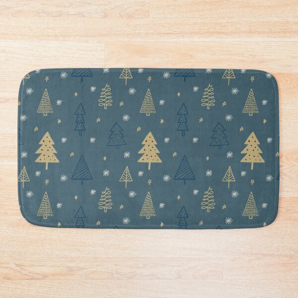 Item preview, Indigo Minimalist Scandi Christmas Trees Backround designed and sold by SoccaTamam.