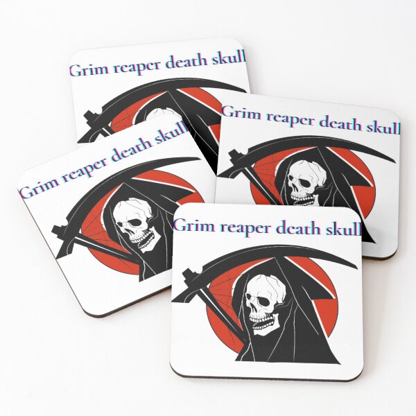 Item preview, Grim Reaper Death Skull designed and sold by nuvalonstyles.