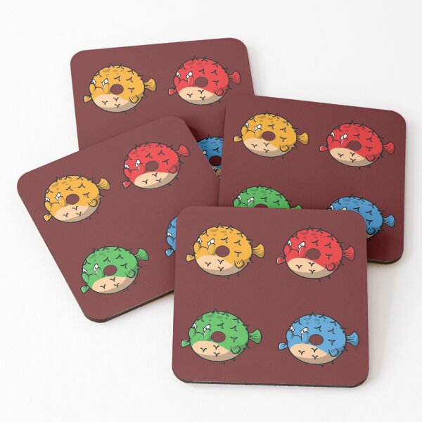 Item preview, A pack of kawaii blow fish designed and sold by Donutlovers.