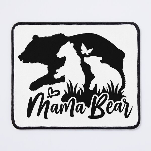 Item preview, Mama bear and two teddy bears. designed and sold by CozyGraphicShop.